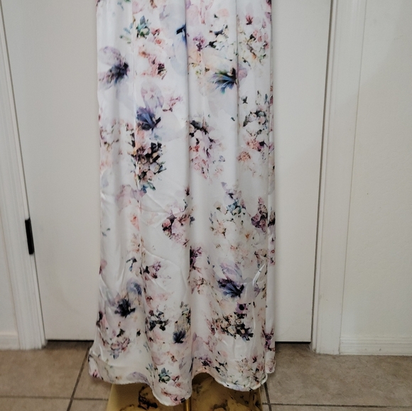 Show Me Your Mumu White Floral Kendall Maxi Dress Size XL Boho Weddin Maxi Dress - Picture 3 of 13